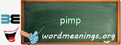 WordMeaning blackboard for pimp